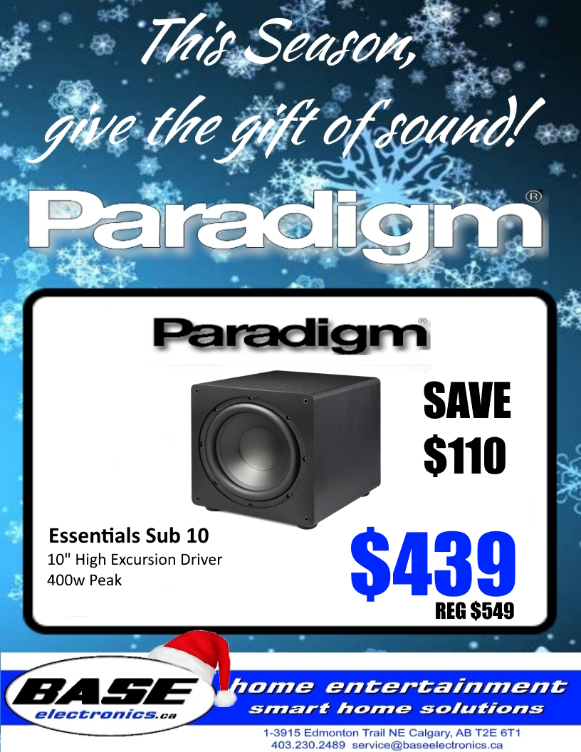Paradigm Essentials Sub 10 Sale Paradigm Essentials Sub 10 Sale