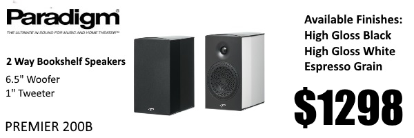 Base-Electronics-Paradigm-Premier 200B-Bookshelf-Speaker