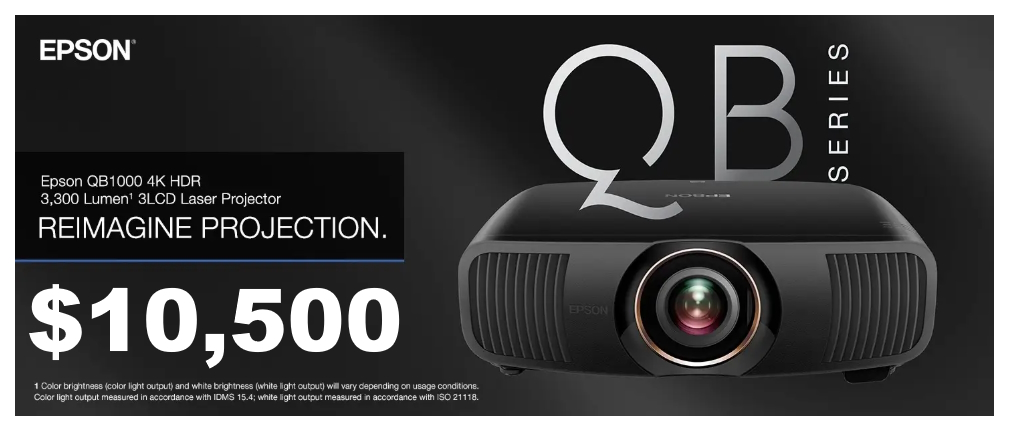 Epson QB1000 Laser Projector